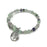 Gemstone Wrap Bracelet - Fluorite - Matte - Tree of Life Charm