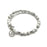 Gemstone Wrap Bracelet - Howlite - Matte - Wave Charm