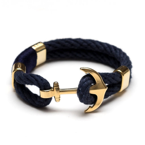 Bracelet - Waverly - Navy/Navy - Gold - Medium