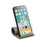 Cell Phone Stand - Grey & White Stripe