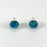 Earrings - Small Dot - Green Teal - 0100.20TL