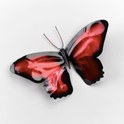 Garden Stake - Butterfly - Red
