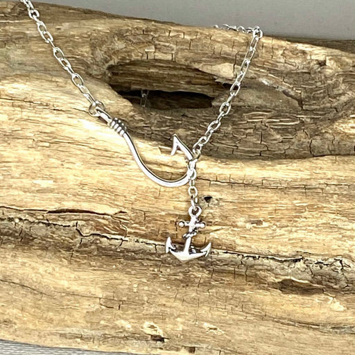 Necklace - Hook n' Anchor - Sterling Silver