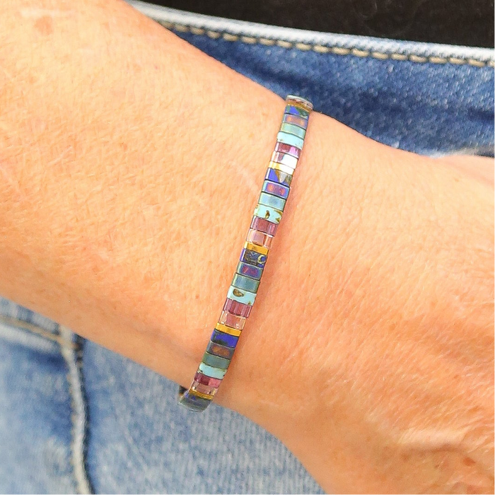 FANTASIA - Tila Bead Bracelet | Single: 6.50 Inches - M