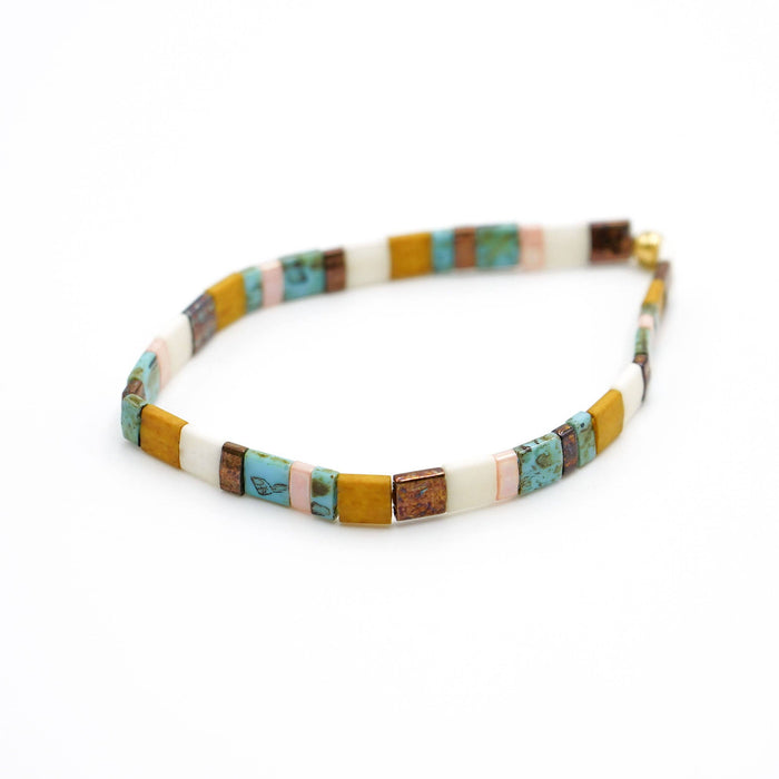 GETAWAY - Tila Bead Bracelet: 6.50 inches - M