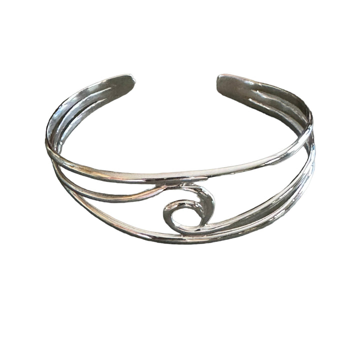 Wave Cuff/Bracelet - Sterling Silver