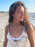 Necklace - Classic Pearl Leather Choker - 16”