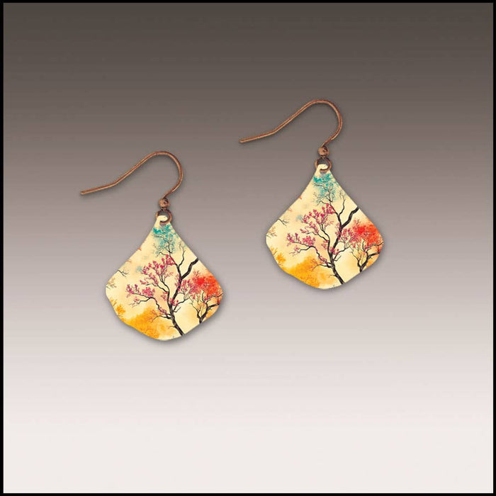 Painter's Tree Ginkgo Handmade Earrings - HM04G