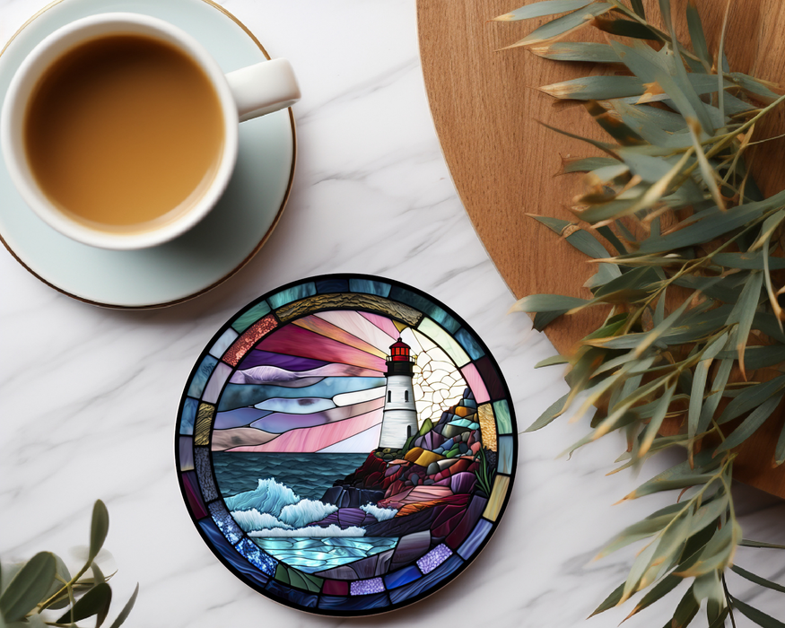 Coaster - Lighthouse Ceramic Coaster - FC