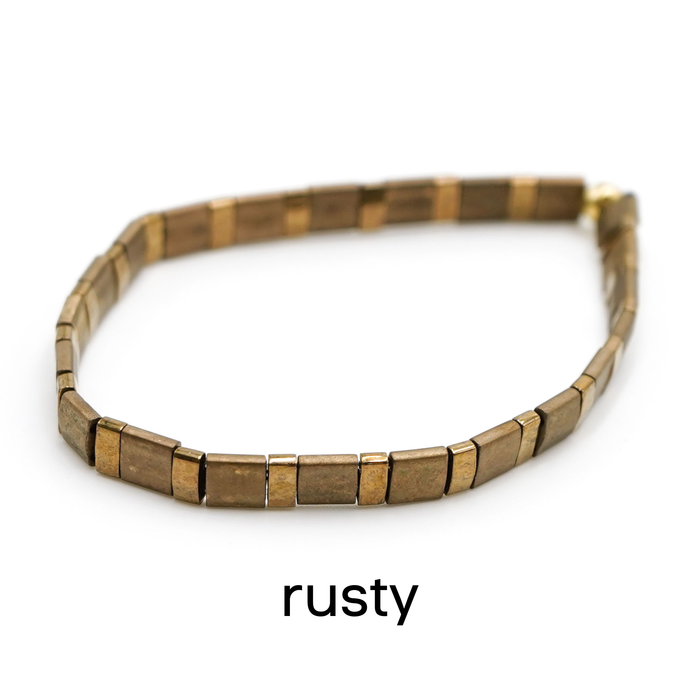 SALTY - Tila Bead Bracelet | Single: 6.50 inches - M