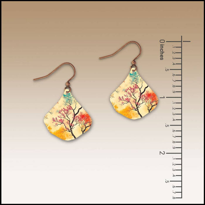 Painter's Tree Ginkgo Handmade Earrings - HM04G