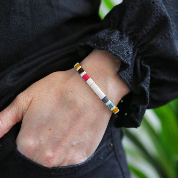 RIPTIDE - Tila Bead Bracelet | Single: 6.50 Inches - M