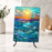 Tempered Glass Cutting Board - Sailboat Sunset - 11x15 inch