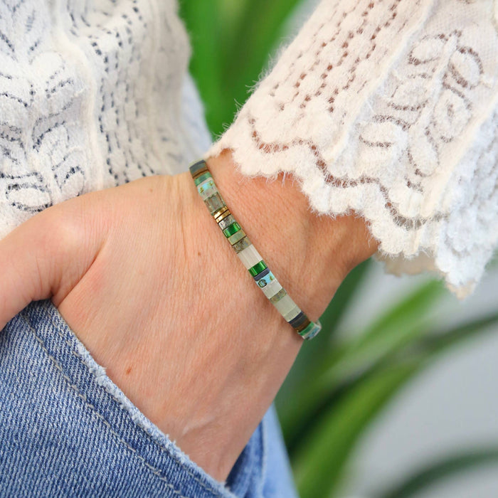 FIFI - Tila Bead Bracelet | Single: 6.50 Inches - M