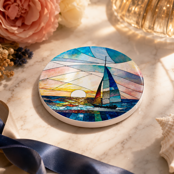 Coaster - Sailboat Sunset - FV