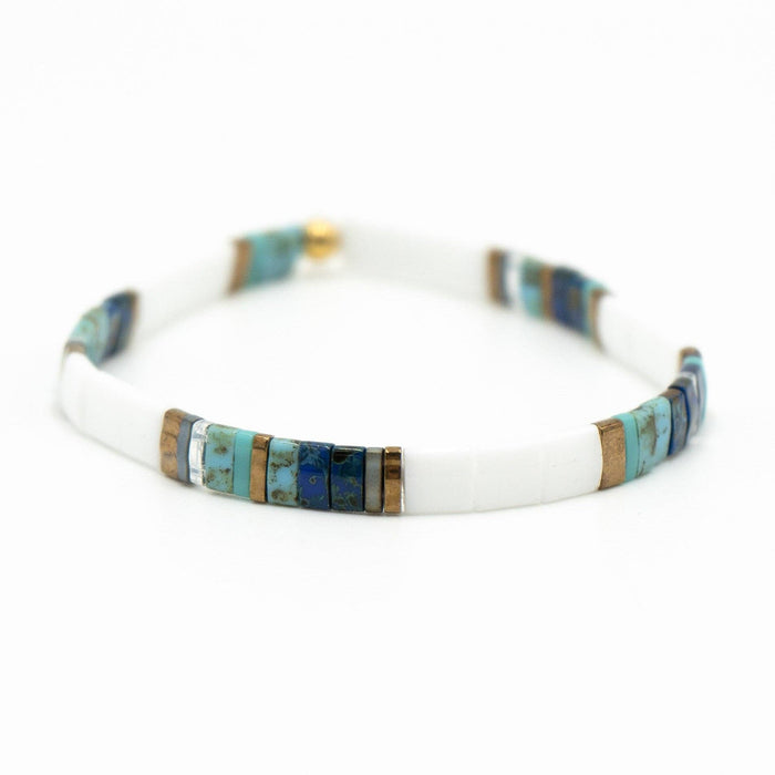SHORES OF MAINE - Tila Bead Bracelet | Single: 6.50 inches - M