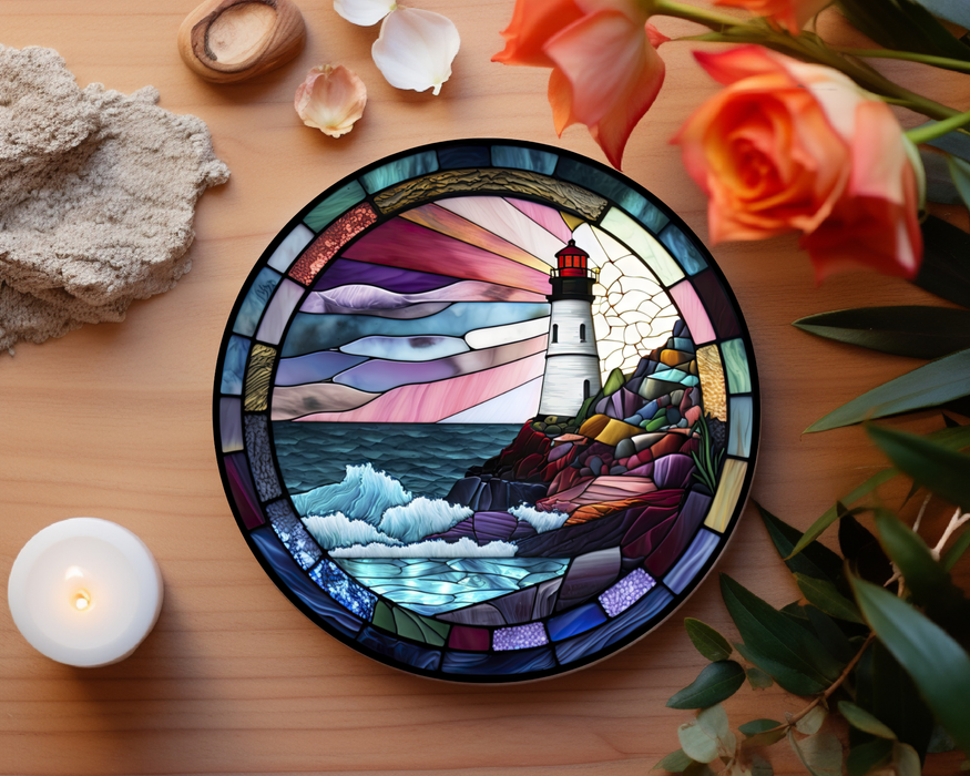 Coaster - Lighthouse Ceramic Coaster - FC