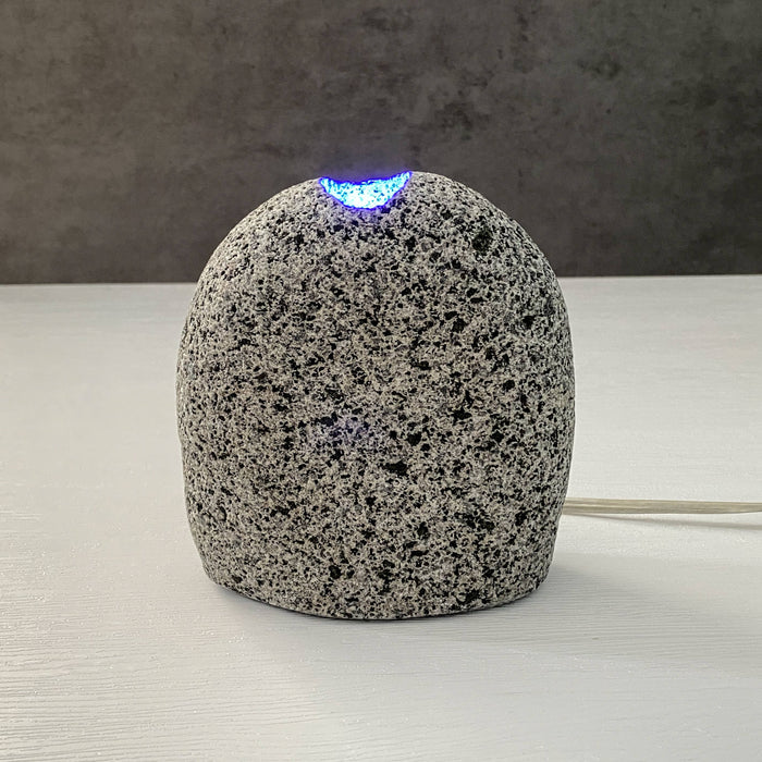 Stone Accent Lamp: Blue