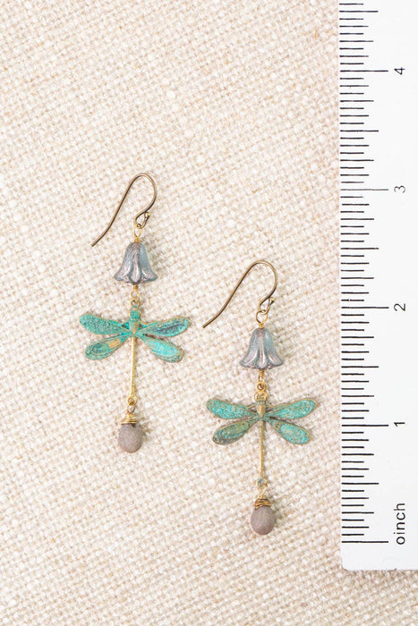 Folklore Czech Glass Statement Earrings