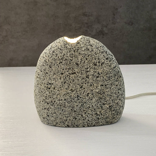 Stone Accent Lamp: White