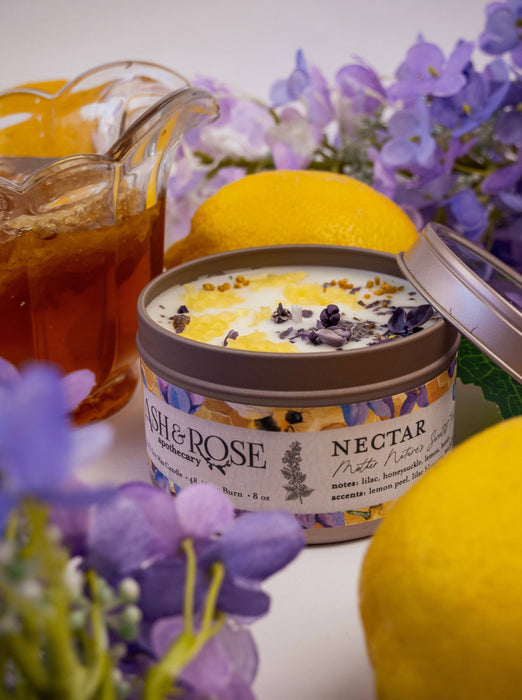 Candle - Nectar: Lilac + Lemon + Honey - 8 oz