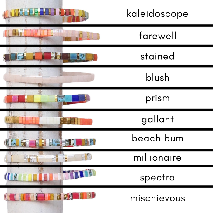 SPECTRA - Tila Bead Bracelet: 6.50 inches - M