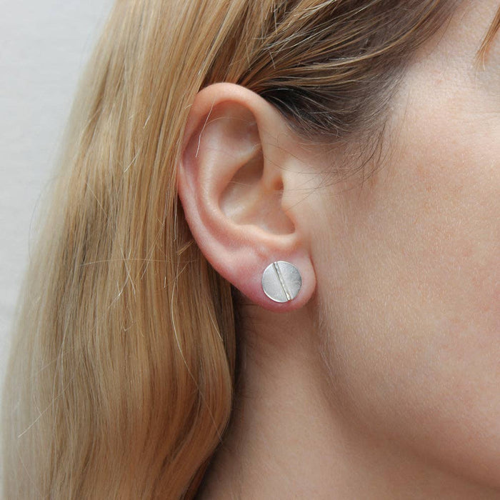 Small Medallion Post Earrings