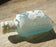 Anklets - Sea Glass Leather - Natural - Blue - 9"