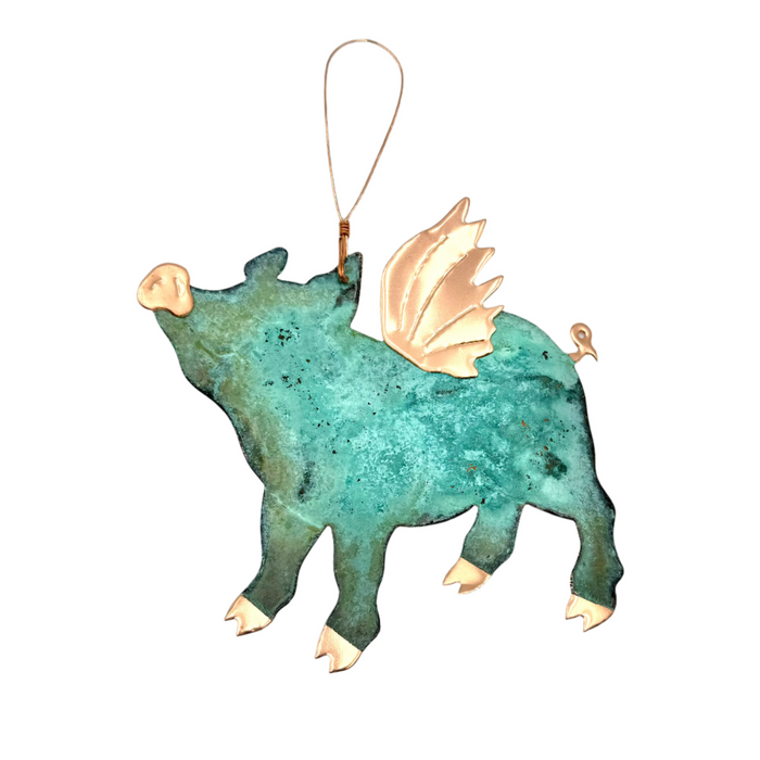 Ornament - Flying Pig - fly-63