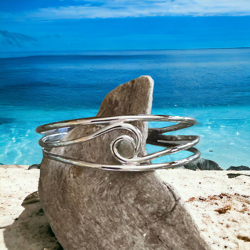 Wave Cuff/Bracelet - Sterling Silver
