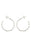 Earrings - Spiral Wire Post Hoop Earring - SS - 32mm