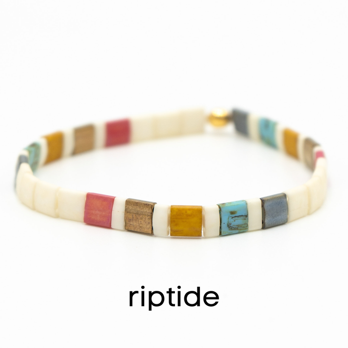 SALTY - Tila Bead Bracelet | Single: 6.50 inches - M