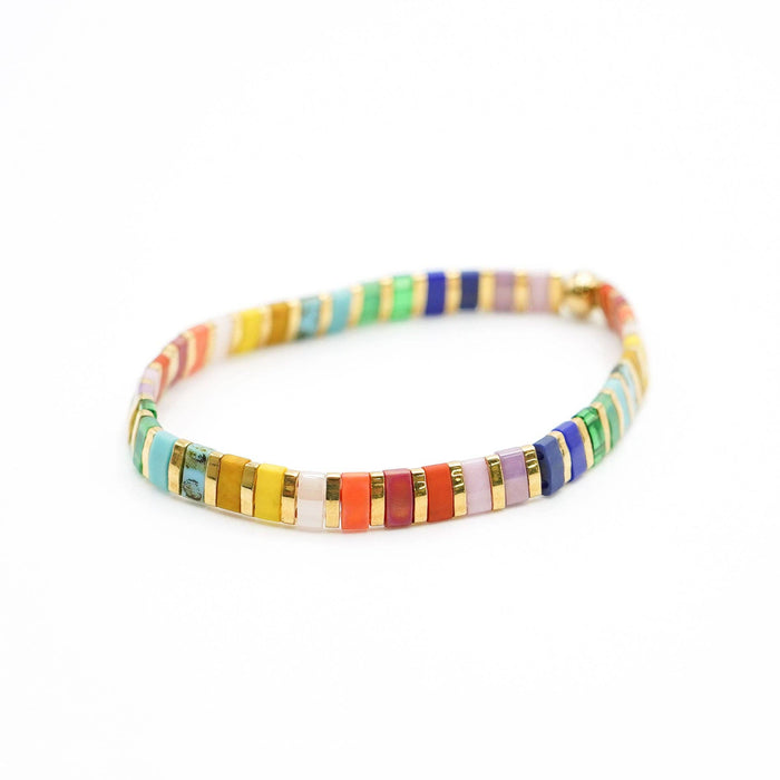 KALEIDOSCOPE - Tila Bead Bracelet | Single: 6.50 Inches - M
