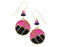 Mountain Scene In Pink & Navy