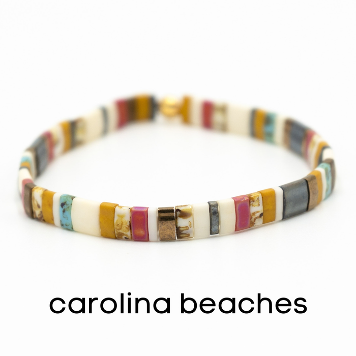 SALTY - Tila Bead Bracelet | Single: 6.50 inches - M