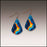 Lava Spill Short Drop Handmade Earrings