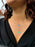 H-Oval Pendant - Polished Aqua