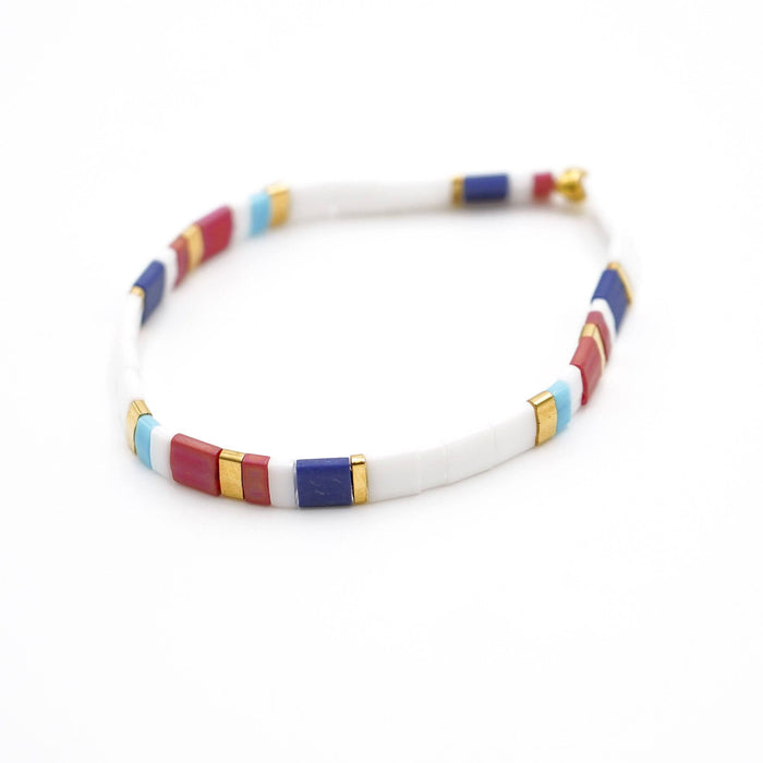 SHORES OF MAINE - Tila Bead Bracelet | Single: 6.50 inches - M