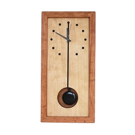 Clock - Tall Box Clock - Squares & Circles