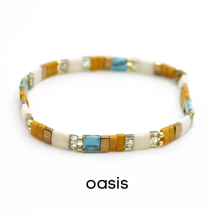 SALTY - Tila Bead Bracelet | Single: 6.50 inches - M