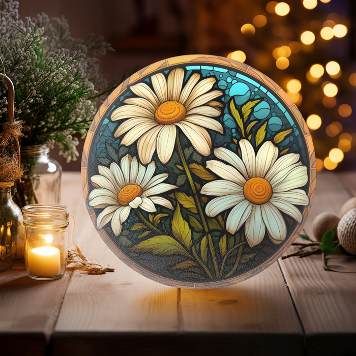 Tempered Glass Cutting Board : Daisy - 8