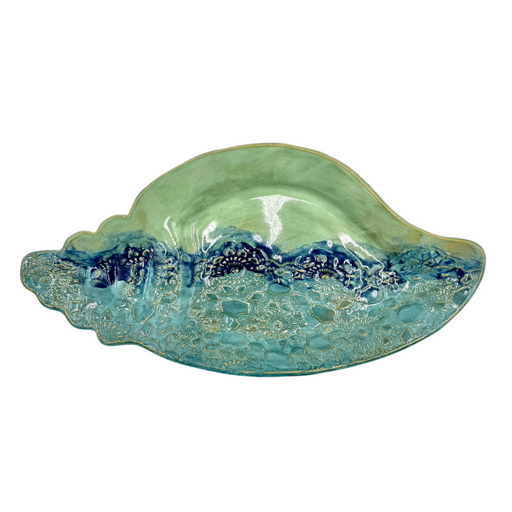 Conch Shell Platter - Ocean Heirloom Lace