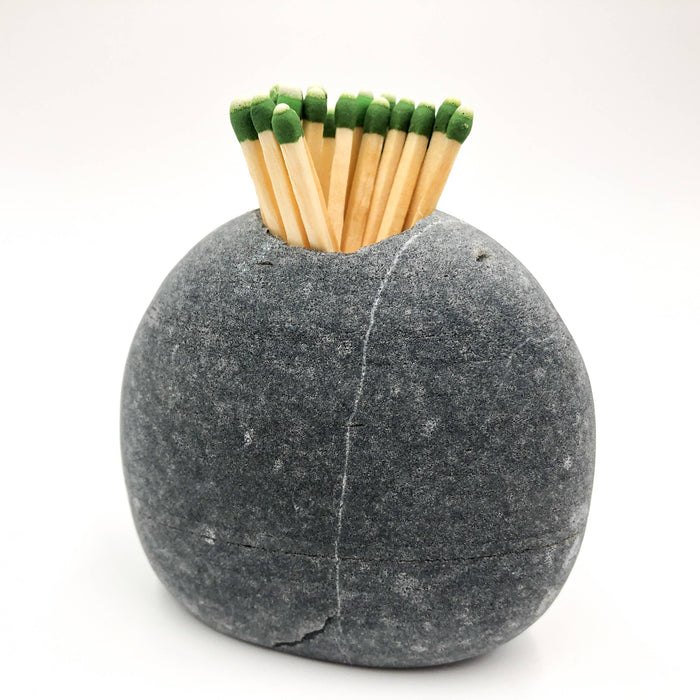 Stone Match Striker & Toothpick Holder