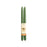 Taper Candles – 100% Pure Beeswax – Hand-Dipped: Moss / Standard (12" x 7/8")