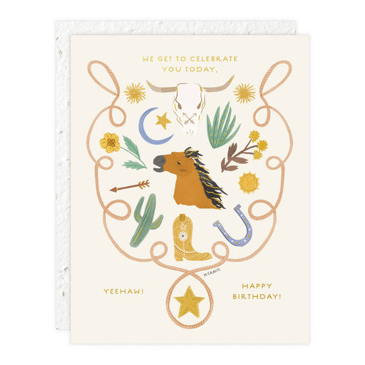 Yee Haw - Birthday Card