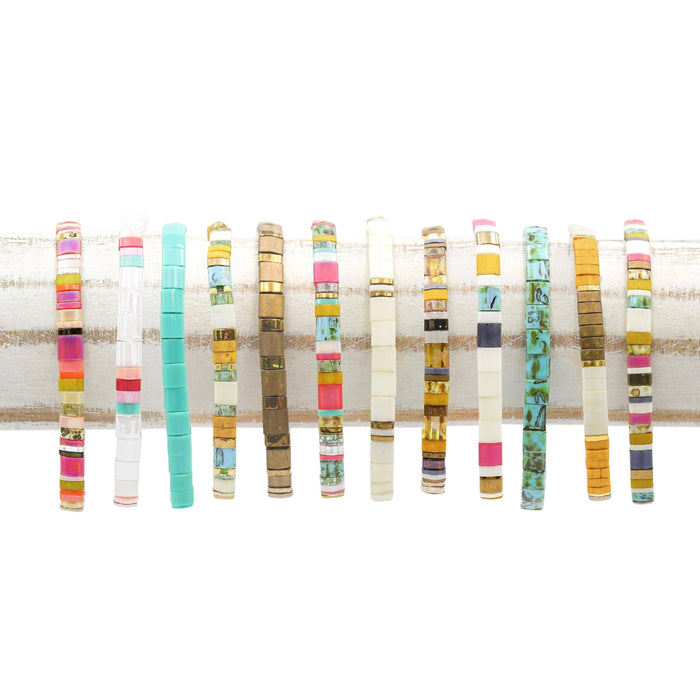 SALTY - Tila Bead Bracelet | Single: 6.50 inches - M