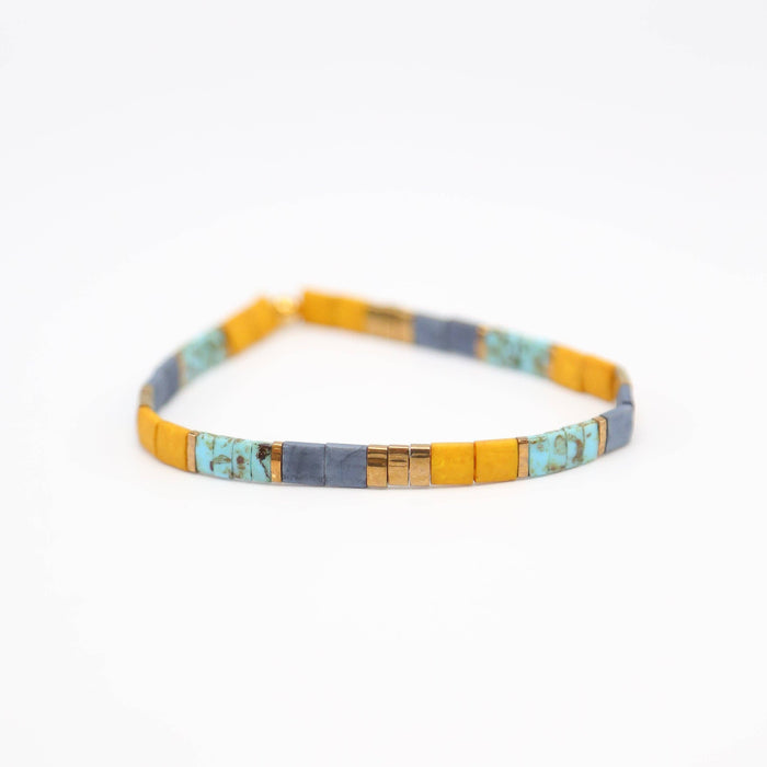 GETAWAY - Tila Bead Bracelet: 6.50 inches - M