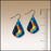 Lava Spill Short Drop Handmade Earrings