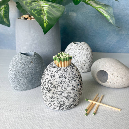 Stone Match Striker & Toothpick Holder