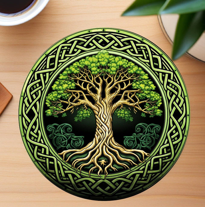 Coaster - Celtic Tree of Life Ceramic Coaster - FC